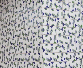 Azulejos no prédio do Instituto de Artes (IdA). Foto: Beatriz Ferraz. 30/09/2016