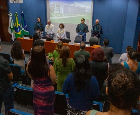 Cerimônia de posse da direção do Instituto de Geociências