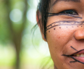 Aluna Braulina Aurora, do povo Baniwa, do Amazonas. Foto: Beto Monteiro. 08/12/2017