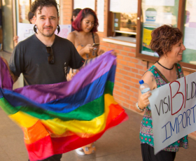 Parada do Orgulho LGBT na UnB Foto: Raquel Aviani. 28/06/2018