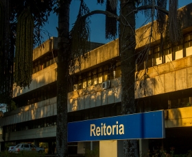 Prédio da Reitoria. Foto: Luis Gustavo Prado. 06/07/2018
