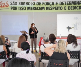 Evento em comemoração ao  Dia Internacional das Mulheres, realizado no Sindicato dos Trabalhadores da UnB - SintFUB. Foto: Beto Monteiro. 08/03/2022