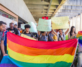 Segunda edição da Parada do Orgulho LGBT, em 2016. Foto: Júlio Minasi. 23/06/2016