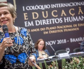 UnB sedia debate sobre educação em direitos humanos. Foto: Beto Monteiro. 28/11/2018