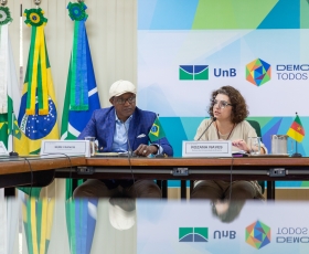 Visita da delegação da República de Camarões. 04/05/2026 Foto: Anastácia Vaz/Secom UnB